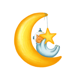 Кот на луне