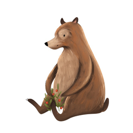 Иллюстрация медведя 