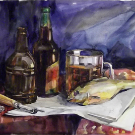 Натюрморт с рыбой