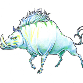 Зеленый кабан