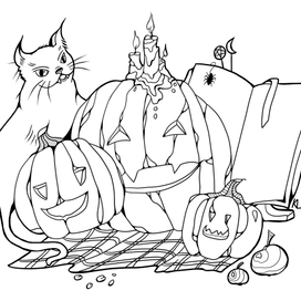 Раскраски "Самайн"