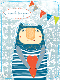 мишка с сердцем