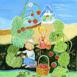 Сбор земляники