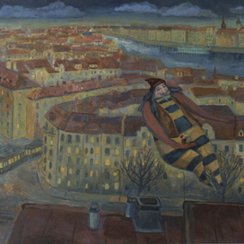 Полет над Стокгольмом.