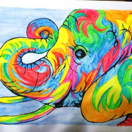 Радужный слон