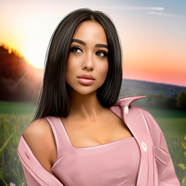 Девушка на закате