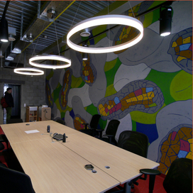 Роспись стен в переговорной "Агроимпакс"