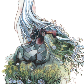 иллюстрация к книге "Мама Шамана рассыпает соль"