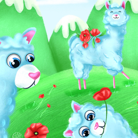 Три альпаки