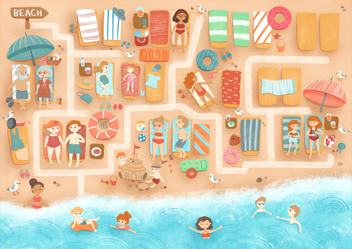 Отдых на пляже