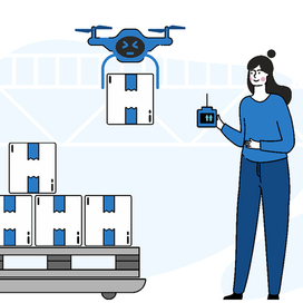 Серия иллюстраций для оформления сайта завода