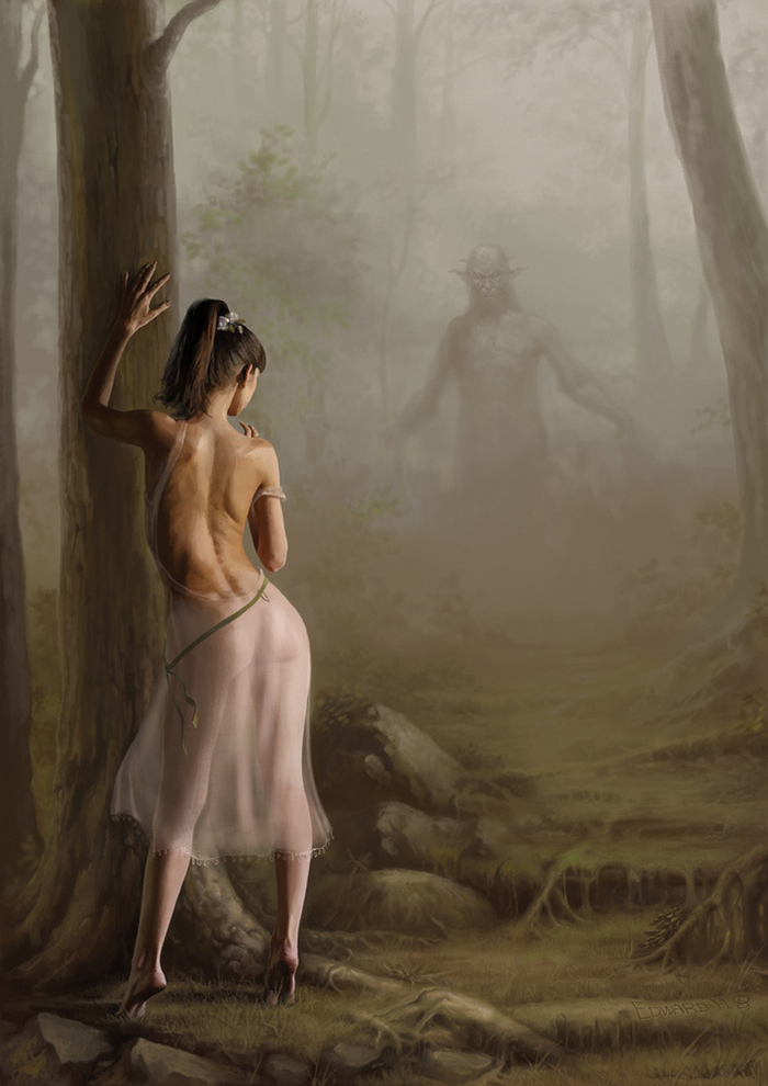 сатир и нимфа