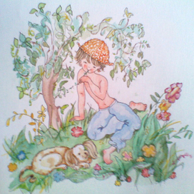 мальчик с собачкой