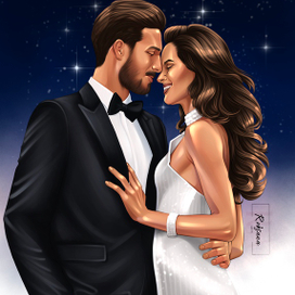 Парный Арт-портрет