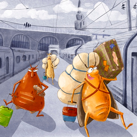 Тараканы на вокзале