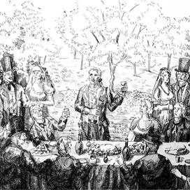 Иллюстрация к книге Чарльза Диккенса "Жизнь и приключения Николаса Никльби"