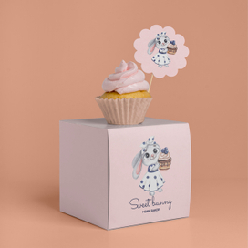 Логотип для кондитерской на упаковке