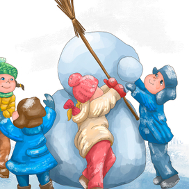 Буква С. Иллюстрации для Азбуки. Издательство Русское слово 