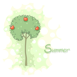 летнее дерево