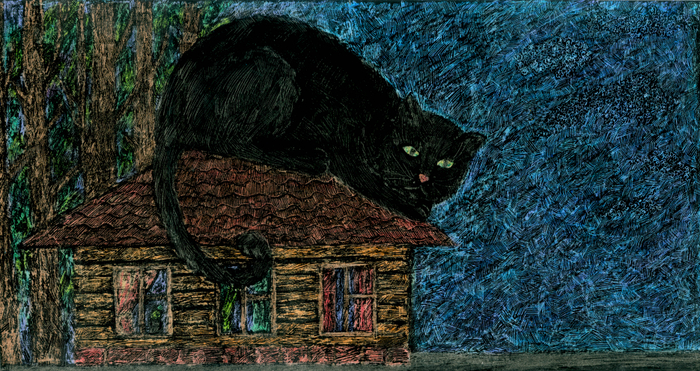 Чёрный кот (разворот 1)