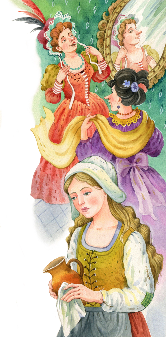 К сказке Шарля Перро "Золушка", издательство Эксмо