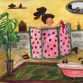 Желтая ванная.