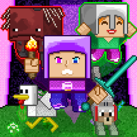 Minecraft постер