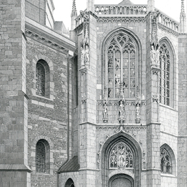 Фрагмент кафедрального собора в Ахене