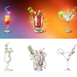Коктейльные иконки 3