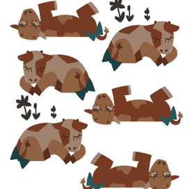 Телята и ритм