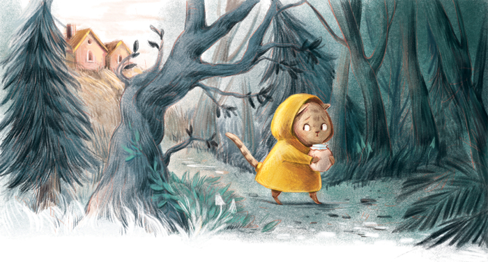 Иллюстрация для книги из серии "Полезные сказки"