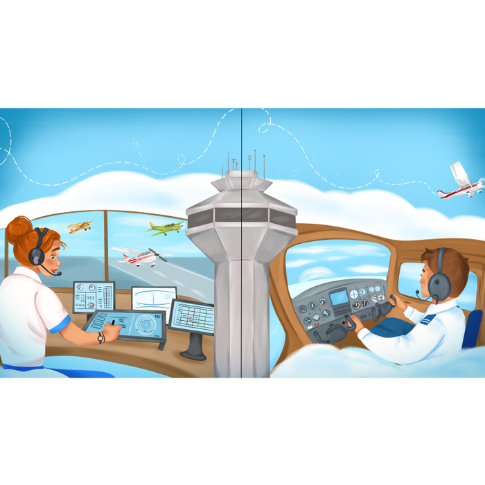 Книжный разворот - как летают самолеты