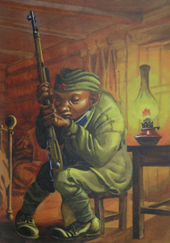 Иллюстрация. Войнович "Чонкин"