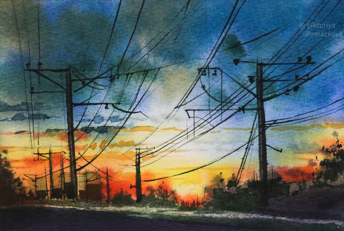 Вдоль железной дороги