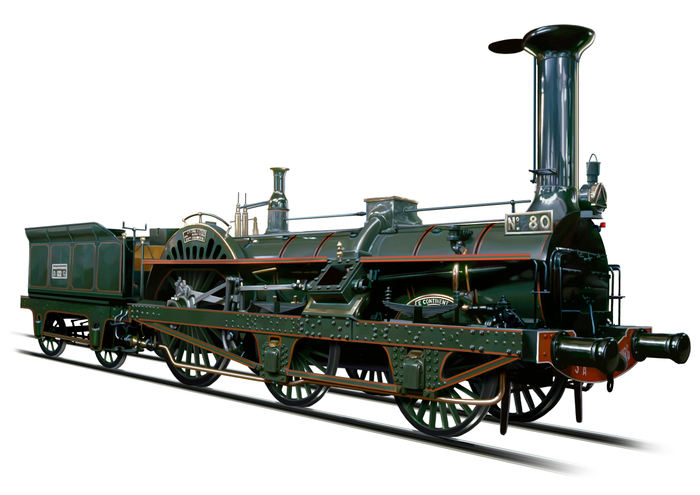Crampton locomotive