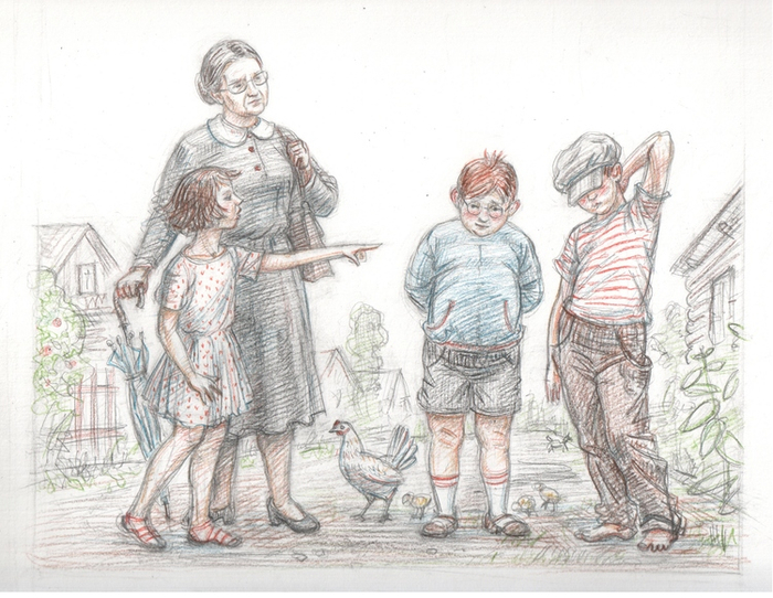 иллюстрация. Юрий Третьяков "Толстый мальчишка Глеб"("Речь"2015)