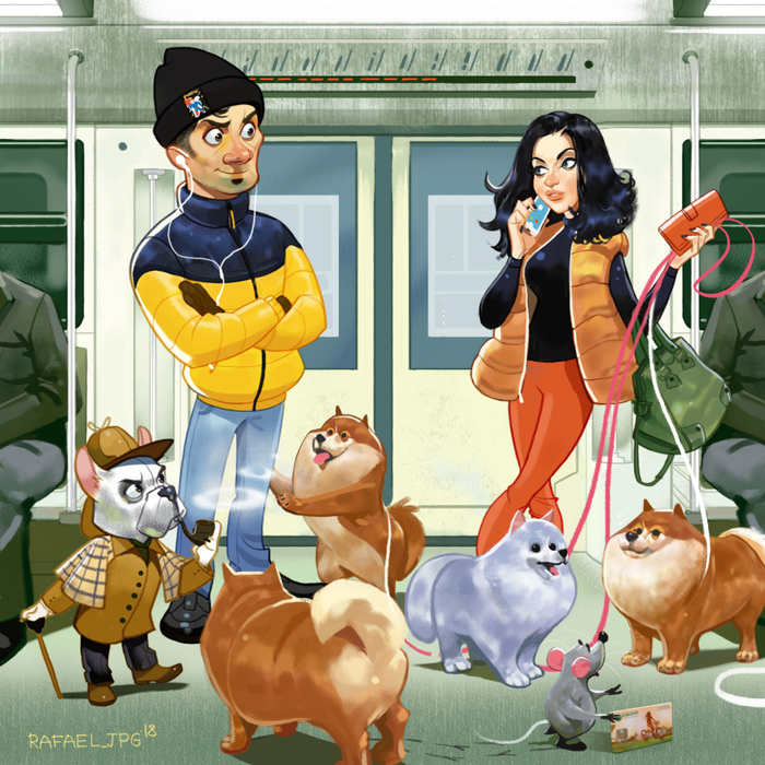 Типичная поездка в метро