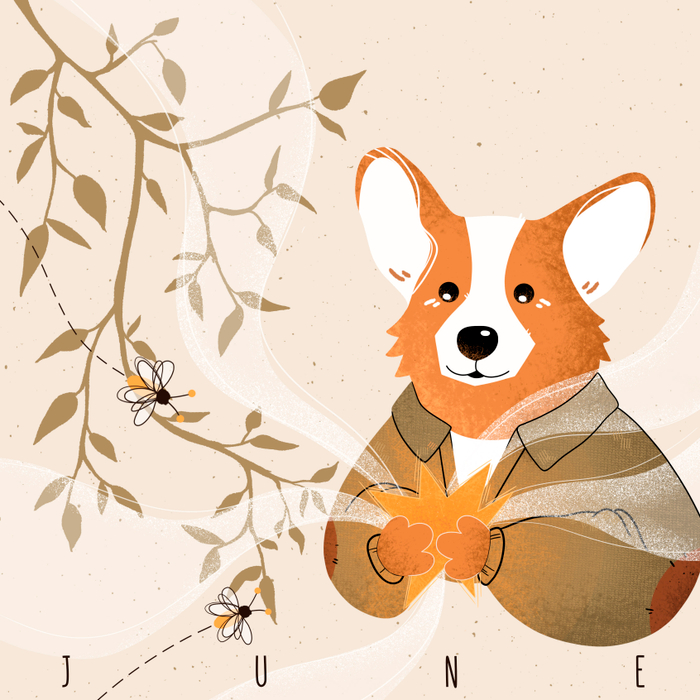 Иллюстрация для календаря (Июнь)