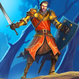 паладин ! персонаж для карточной игры!