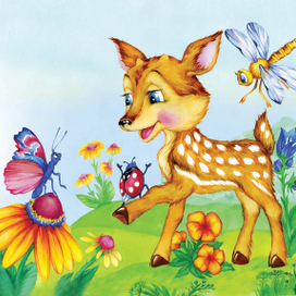 "Олененок" из серии "Смешные малыши"