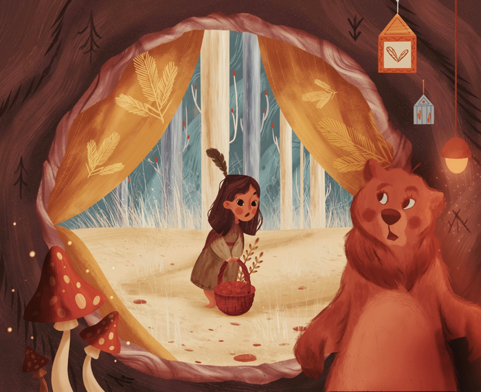 Girl and Bear