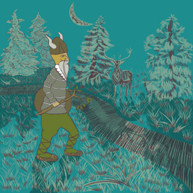 Велес по лесу ходит