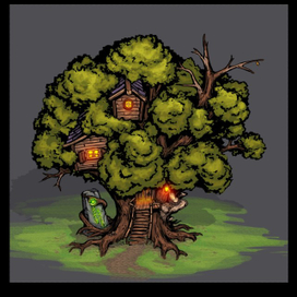 Дом друида. Изометрия