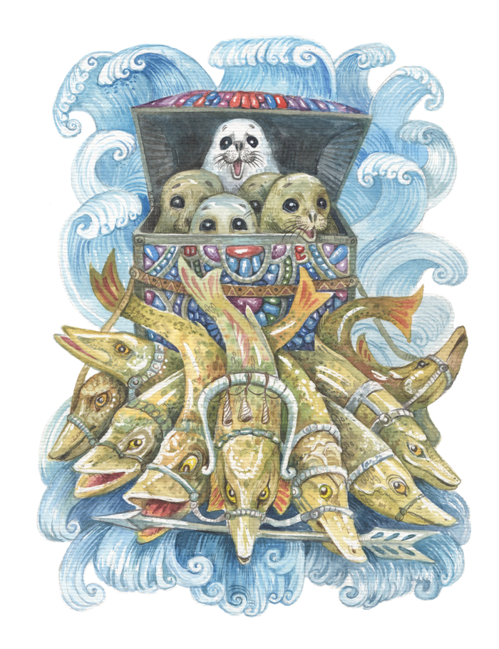 Щуки несут ларец