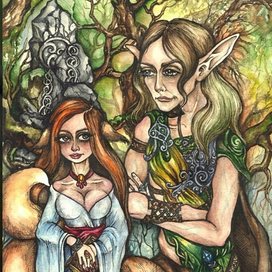 Эльф и Кицунэ 