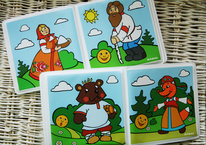 Книжка для ванной "Колобок"-1 