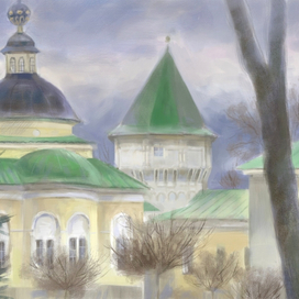 В Николо-Пешношском монастыре