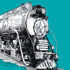 Чорный паровоз