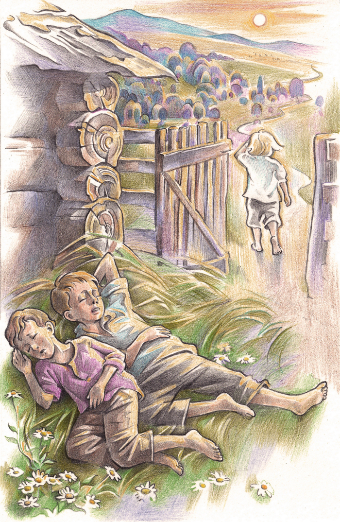 Мальчик в белой рубахе