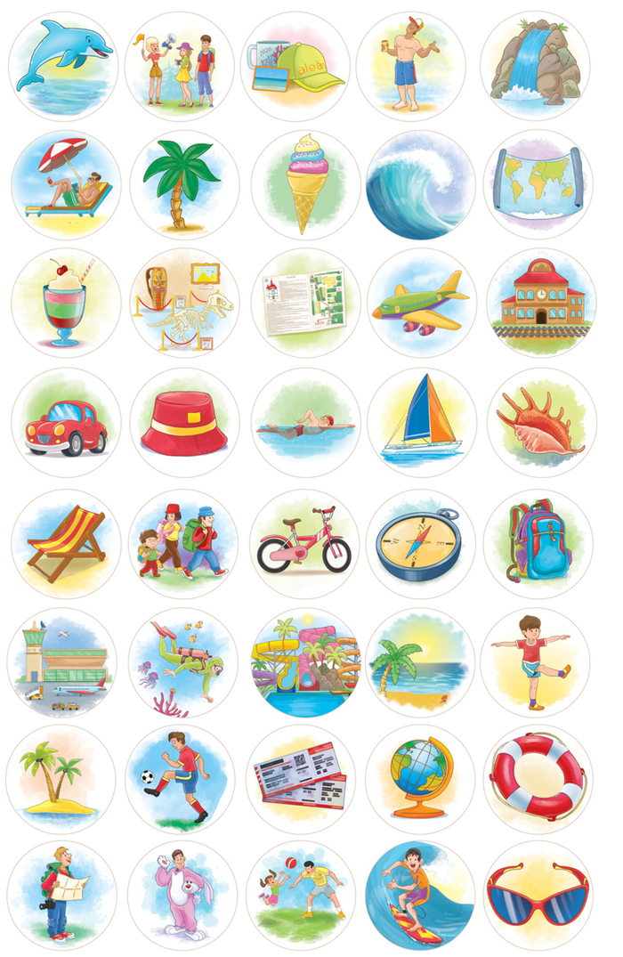 карточки для сети отелей.  Стиль - акварель 